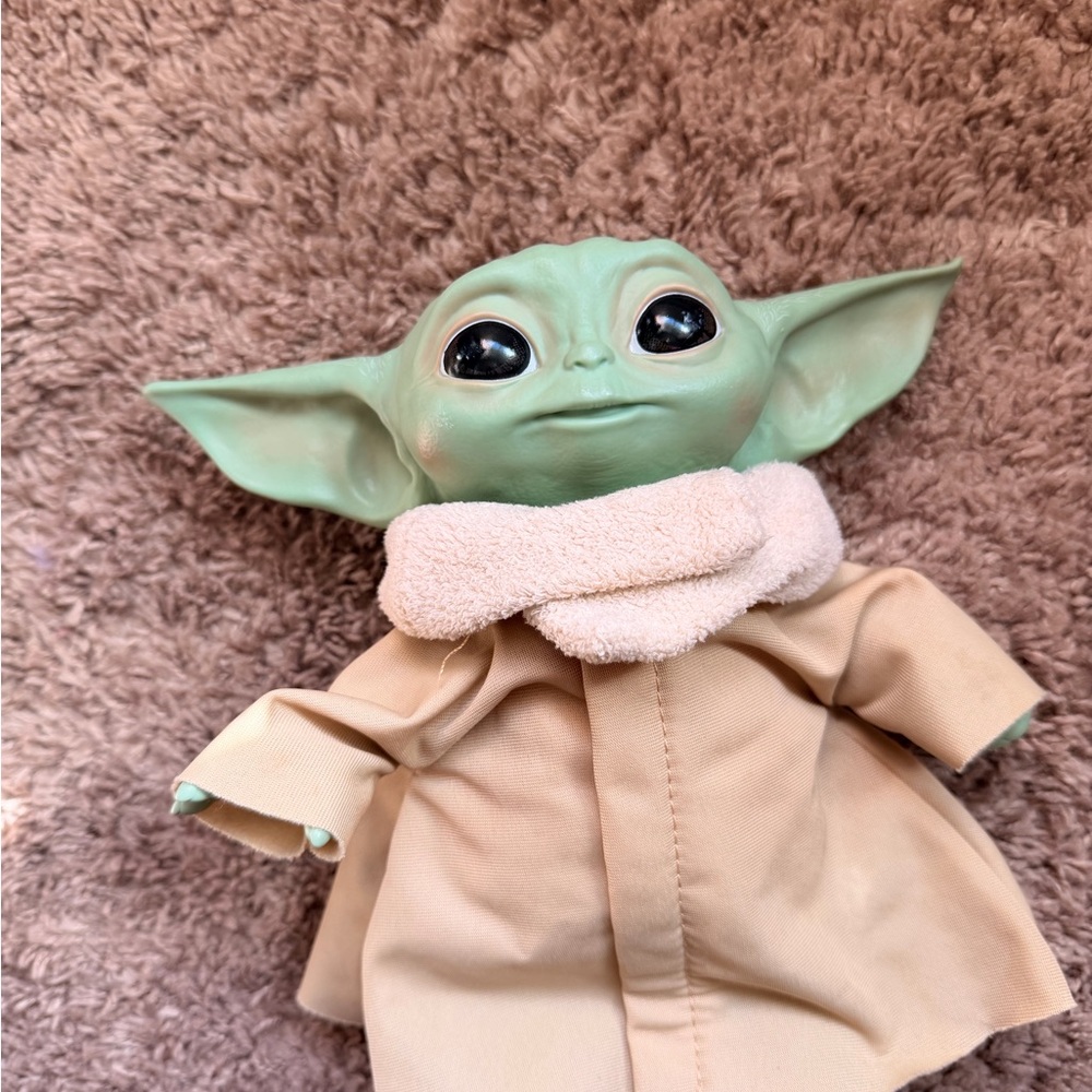 The Child™ Green Collectible Plush Figure with Tan Robe